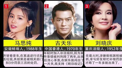 明星犯法,当明星触碰法律红线